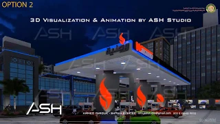 Gas station - 3D Visalization and Animation