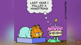 Microsoft Sam reads Funny Garfield Comics (Ep. 15): The Big Cat's Birthday