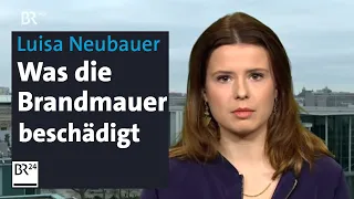 Interview mit Luisa Neubauer: "Wie stabil ist die Brandmauer?" | Kontrovers | BR24