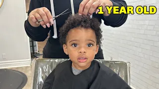 Our Son's First Actual Haircut! *Cute*