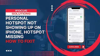 Personal Hotspot Not Working or Not Showing Up on iPhone | iPhone 12 | 13 Pro Max | 14 pro Max