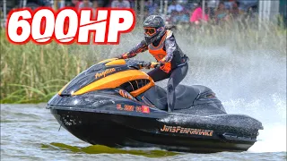 600HP Supercharged Jetski on 40PSI Pulls 1.7 G-Force "The Golden Girl" (Fastest Girl on the Water!)