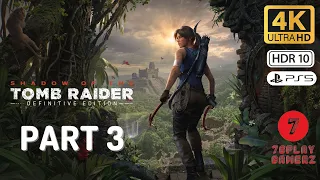 Shadow of the Tomb Raider Gameplay Walkthrough - PART 3 - Full Game [4K HDR 60FPS] - No Commentary