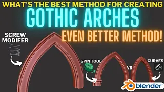 What's the best method for creating Gothic Arches? - Screw Modifier