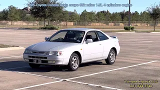 1995 Toyota Corolla Levin 1.5L 4 cylinders engine with 85k miles JDM RHD review