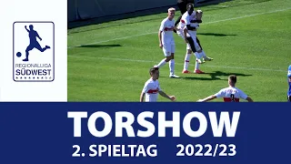 Torshow 2. Spieltag Regionalliga Südwest 2022/23