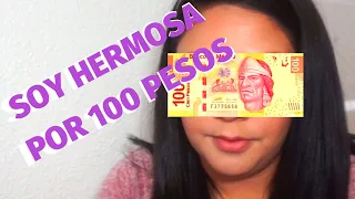 Me MAQUILLO con 100 PESOS | SIENDO HERMOSA POR 100 PESOS Challenge
