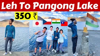 3 idiots Pangong Lake Shooting | Leh To Pangong Lake By Bus 🚌 | Homestay 🏡