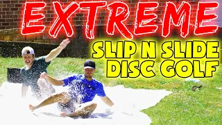 Extreme Slip N Slide Disc Golf