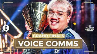 "FROM 0 TO HERO!" | VALORANT Champions  EG vs PRX | GRAND FINALS VOICE COMMS