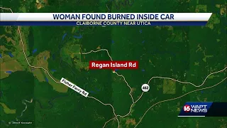 Woman found burned to death inside car