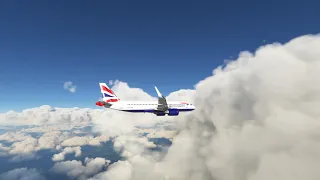 VATSIM FlyByWire A32NX British Airways Flight BAW12B from Manchester (EGCC) to Gatwick (EGKK) [4K]