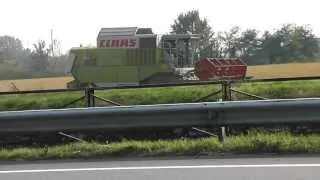 Claas Commandor mietitura riso / rice harvest 06/10/2012