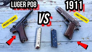 Luger P08 VS 1911