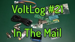 VoltLog #21 - InTheMail: OLED Display, J-Link, CH341A, STM32, Project Box