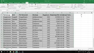 Сортування і фільтрація даних в Microsoft Excel