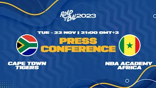 Cape Town Tigers v NBA Academy Africa - Press Conference | ROAD TO B.A.L. 2023