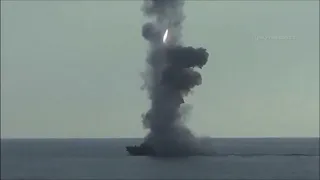 Kalibr Missile Launch From Black Sea