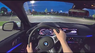 2020 BMW M235i xDrive Gran Coupe - POV Night Drive (Binaural Audio)