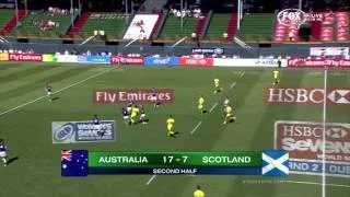 World Series 7s Dubai. Мировая серия 2013/2014. Мужчины. Регби 7. Австралия - Шотландия.