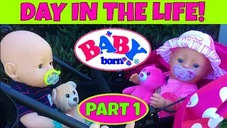 🌸 Baby Born Twins! Day In The Life of Emma & Ethan Part 1 🏖  Kids & Baby  Annabell at Playground!