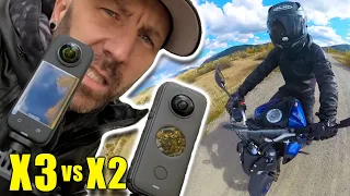 Insta 360 X3 VS The X2 ? Side By Side Video Comparison