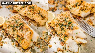 Garlic Butter Cod - PAN FRIED COD