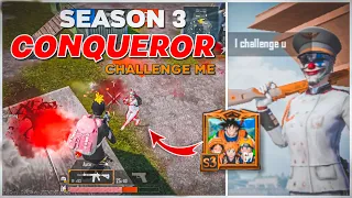 The Impossible 1v1 Challenge against Season 3 Conqueror best TDM Player | PUBG Mobile