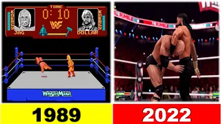 The Evolution of WWE Games 1989 - 2022 | All WWE Games From 1989 To 2022 | WWE Games List