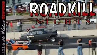 Roadkill Nights 2017 - Drag racing on Woodward Ave!