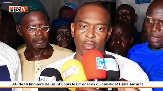 AG de la linguere de Saint Louis les menaces du candidat Baba Aidarra