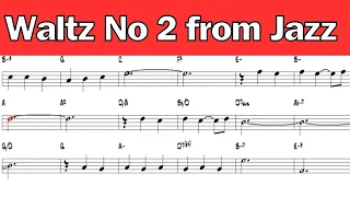 Waltz No 2 from Jazz Suite No2 D Shostakovich Tenor Sax