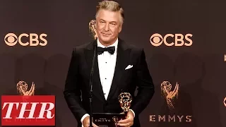 'SNL' Alec Baldwin Post Emmy Win Press Room Q&A | THR