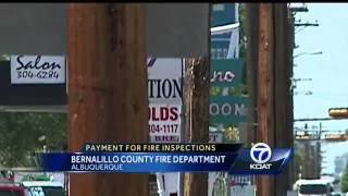 BernCo Fire Dept: Payment for fire inspections