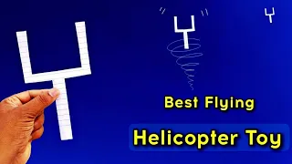 How to Make Notebook Helicopter Toy | 😂 Best Flying Like Helicopter Toy |😛