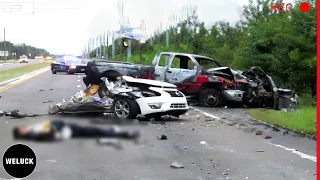 45 Tragic Moments! Idiots Driver Crashes On Road Got Instant Karma | Idiots In Cars