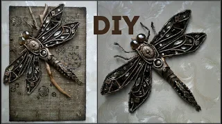 Dragonfly from waste material / Master class # Dragonfly #DIY