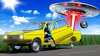 I FOUND A RED UFO in the Long Drive!