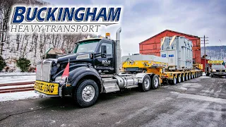 Heavy Haul Transformer Delivery, Johnstown, PA - Buckingham Heavy Transport