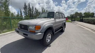 1996 Toyota Land Cruiser - Trying to do a driving video but TOO MUCH TRAFFIC! - Miami ..