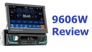 9606W Wireless AndroidAuto/Carplay  1 din car audio Review