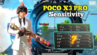 Poco X3 Pro Bgmi Sensitivity Setting | Poco x3 pro Bgmi Sensitivity Code | Poco X3 Pro Sensitivity