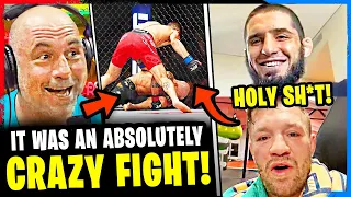 MMA Community Reacts - Alexander Volkanovski vs Ilia Topuria HIGHLIGHTS (UFC 298)