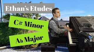 "Etude in C# minor" | "Etude in Ab major"