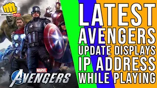 Marvel Avengers Shows IP Address When Online