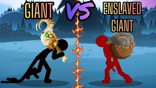 Chaos Giant Vs Enslaved Giant! Which One Is Better? Stick War 3 Epic Unit Battle!