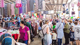 Istanbul Summer 2023 Market Bazaars[4K60fps]- Saturday Bazaar in Bakirkoy