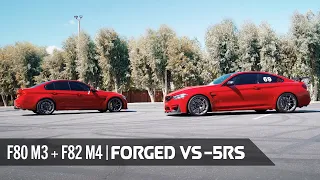 BMW F8X M3 and M4 on APEX VS-5RS Forged Wheels
