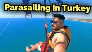 Turkey 🇹🇷 Parasailing at Lara Beach ! Turkey 🇹🇷 Antalya ! Granada Luxury Belek ! Babar Khan