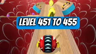 Going Balls SpeedRun Gameplay. Level 451 - 455.